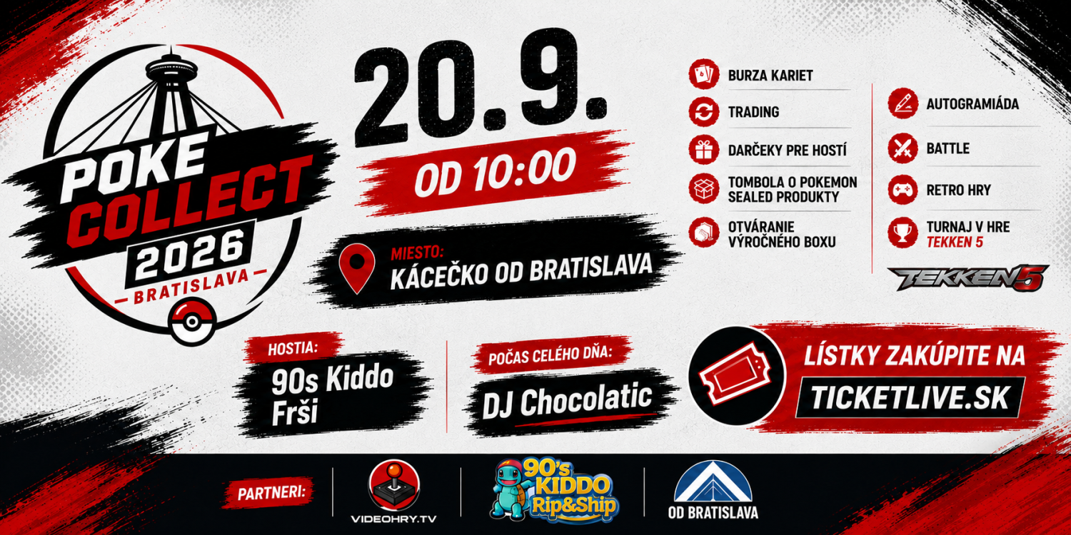 Poke Collect 2026 | Pokémon event + burza | 20.9. | 10:00